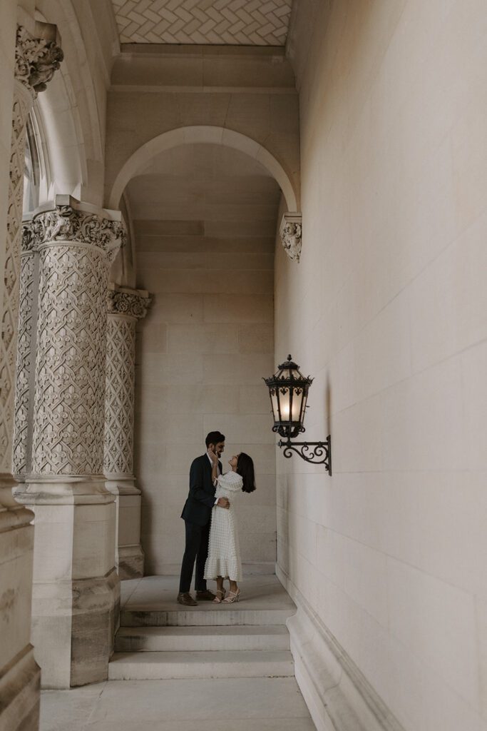 old-money-hollywood-glam-inspired-engagement-session