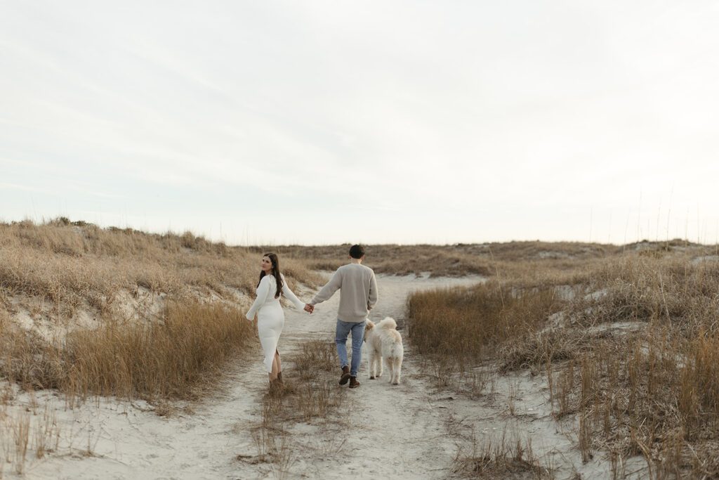 wilmington engagement session at wrightsville beach