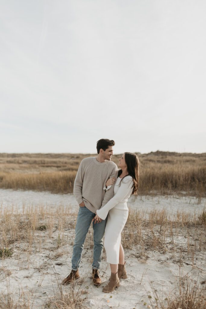 wrighsville beach engagement session