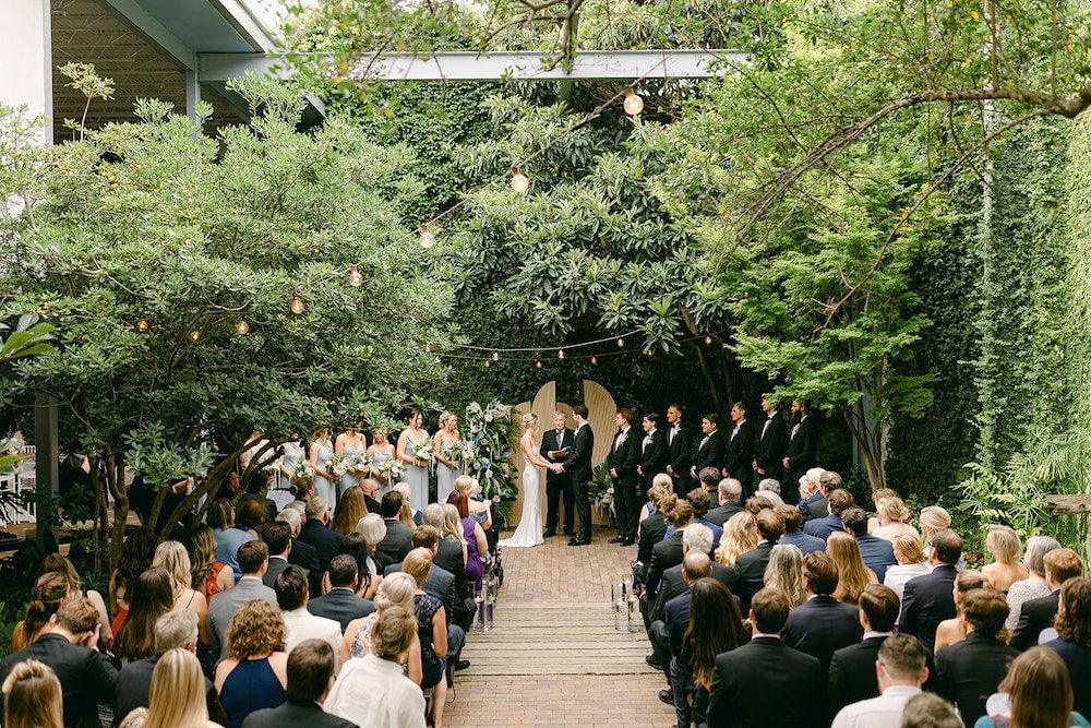 secret garden inspired wedding at the atrium 
